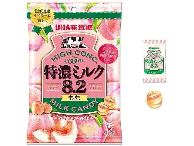 味覚糖 特濃ミルク8.2 もも