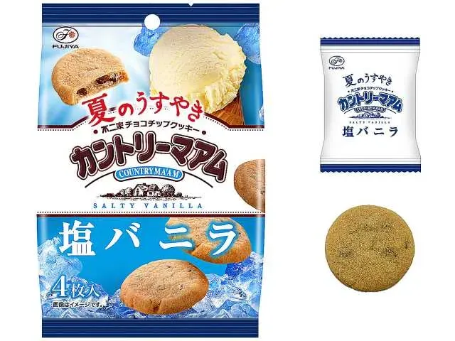 不二家 夏のうすやきカントリーマアム 塩バニラ 小袋