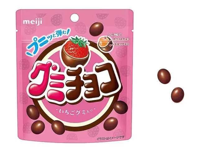 MEIJI Gummy Choco Strawberry