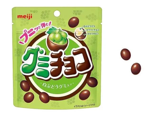 MEIJI Gummy Choco White Grape