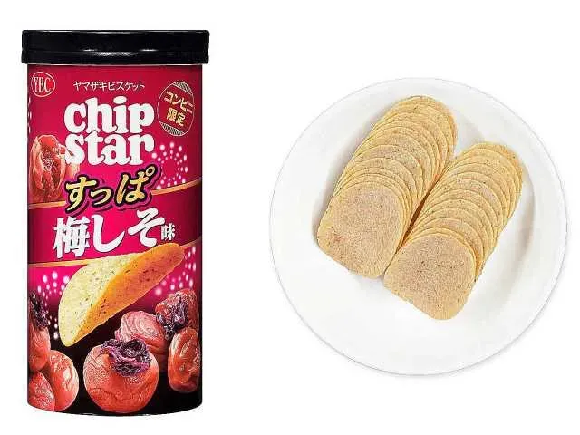YAMAZAKI BISCUIT Chip Star S Sour Plum & Perilla