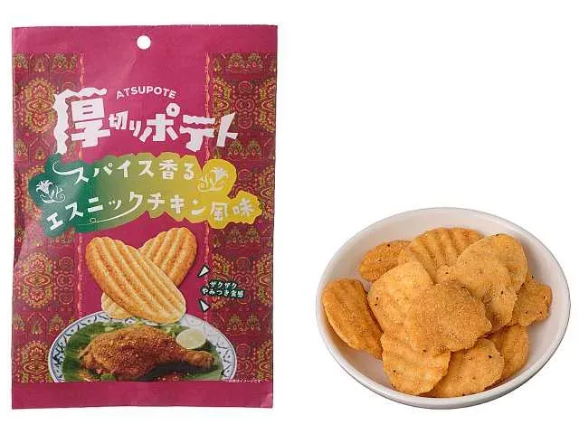 ukka 厚切りポテトチップス エスニックチキン風味