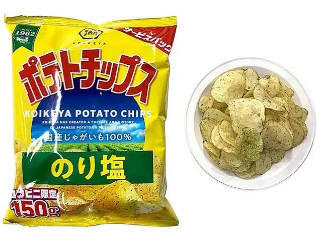 湖池屋 サービスバッグポテトチップスのり塩 150g