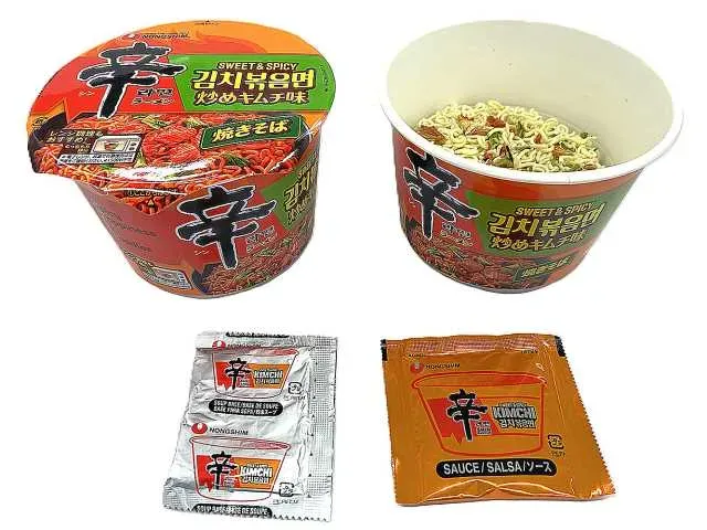 辛ラーメン焼きそば カップ炒めキムチ味