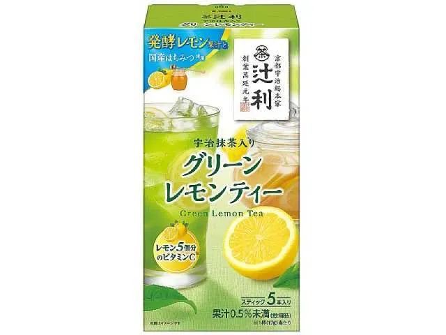 辻利 宇治抹茶入り グリーンレモンティー