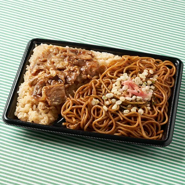豚焼肉&焼そば弁当