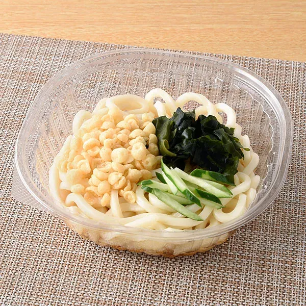 国産小麦の小麦粉使用 三種具材の冷しうどん