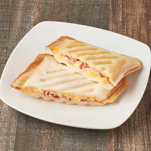 ホットサンド 2個入ベーコンたまご