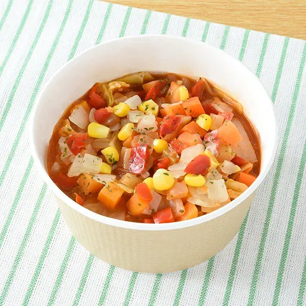 1/3日分の野菜を食べるミネストローネ