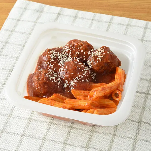 Meatballs Simmered in Tomato Sauce