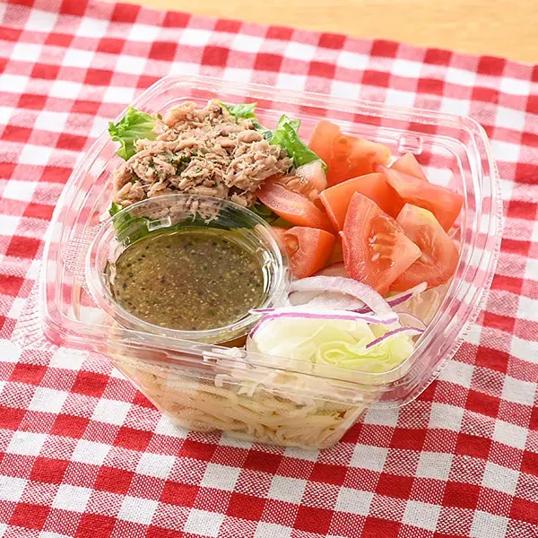 バジル香る!トマトとツナのパスタサラダ