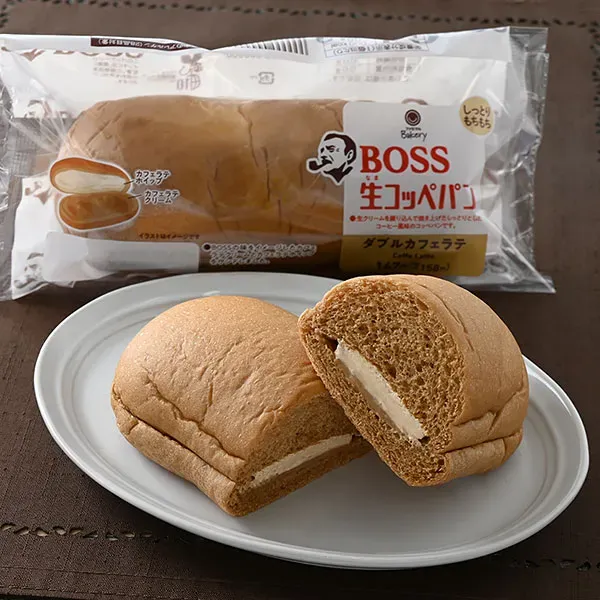 BOSS生コッペパン(ダブルカフェラテ)