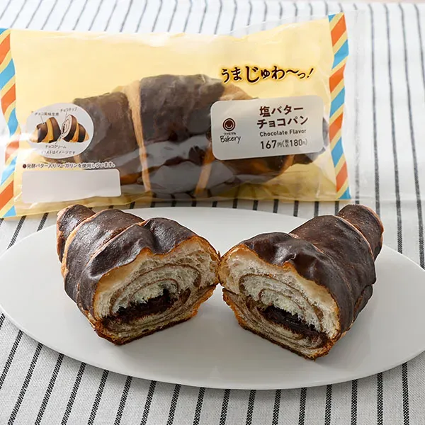 塩バターチョコパン