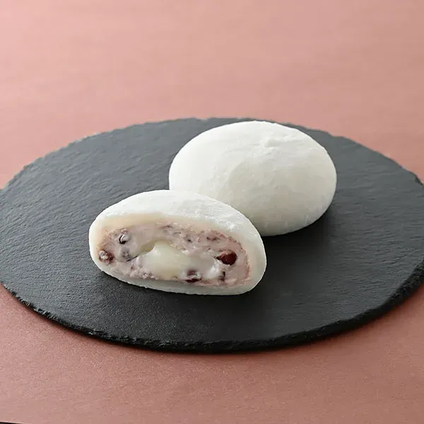 크고 폭신 쫄깃한 생다이후쿠 (팥 휘핑크림 & 연유)