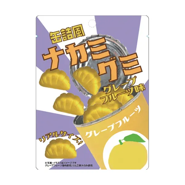 JCC Canned-style Nakami Gummy Grapefruit Flavor