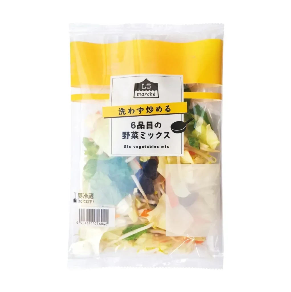 6品目の野菜ミックス