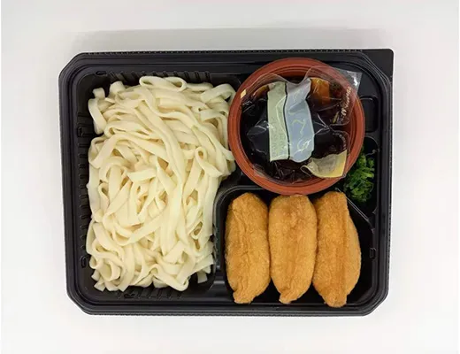 냉 키시멘과 유부초밥 (생강 다시마 함유)