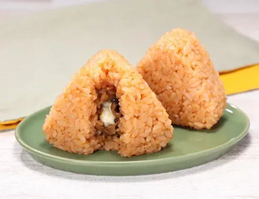 Mushroom Demi-Cheese Sauce Rice Ball