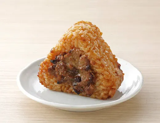 Grilled Yakiniku Rice Ball (Made with NANADAIME KOBAYASHI Yakiniku Sauce)