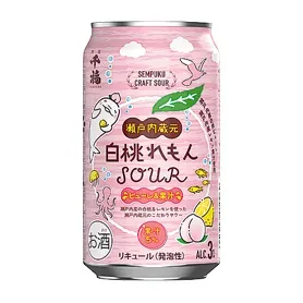 센푸쿠 백도 레몬 사워 350ml