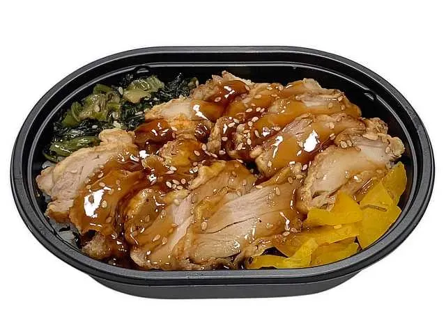 甘辛タレの鶏からあげ御飯