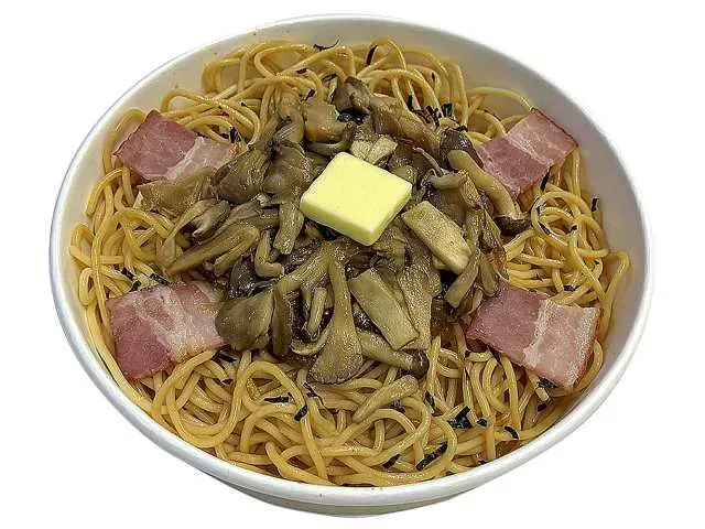 3種きのこのバター醤油パスタ 三重県産舞茸使用
