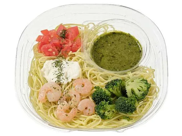 Chilled Pasta (Shrimp and Broccoli Basil)