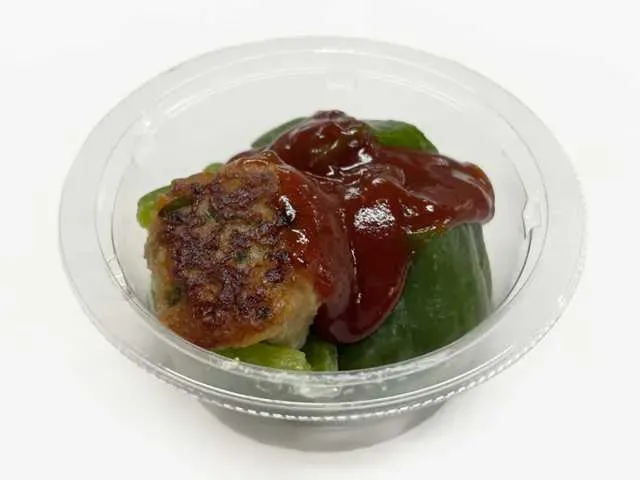 冷たいまま食べる 茨城県産ピーマンの肉詰め