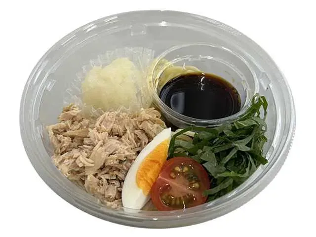 ツナと大根おろしのパスタサラダ