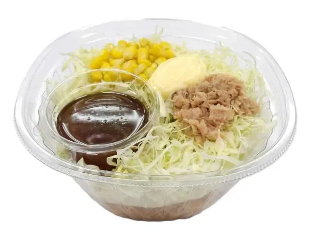 부숴 먹는 바삭한 면의 참치 옥수수 샐러드
