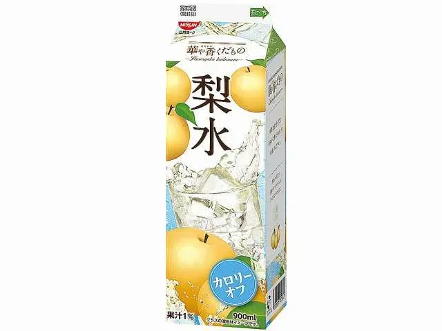 NISSHIN YORK Hanayaka Kudamono Pear Water 900ml
