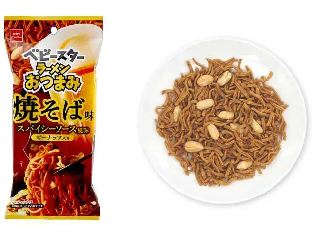 ベビースターラーメンおつまみ 焼そば味スパイシーソース風味