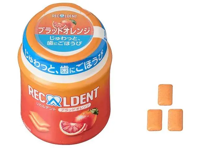 MONDELEZ Recaldent Blood Orange Bottle