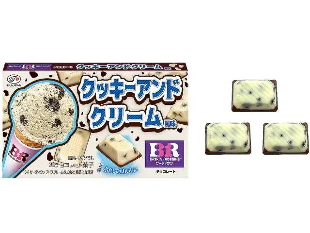FUJIYA 배스킨라빈스 초콜릿 쿠키 앤 크림 맛