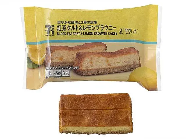 7 CAFE Black Tea Tart & Lemon Brownie