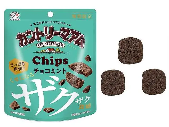 不二家 カントリーマアムチップス チョコミント パウチ