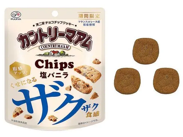 不二家 カントリーマアムチップス 塩バニラ パウチ