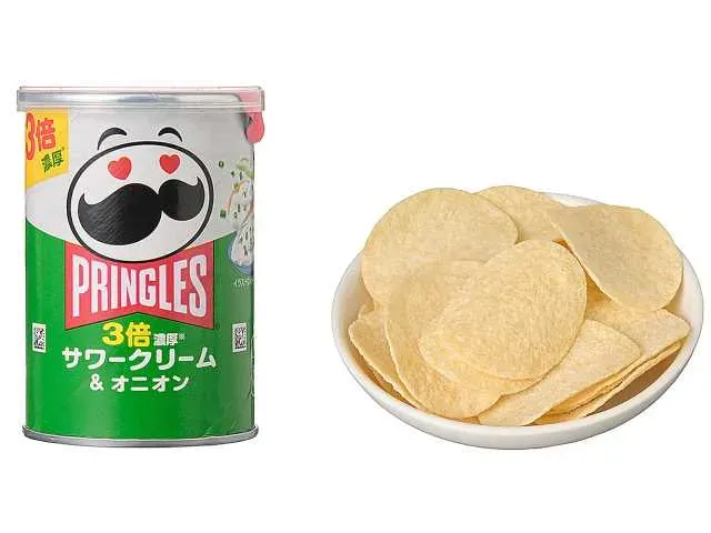 日本ケロッグ プリングルズS3倍濃厚サワークリーム&オニオン