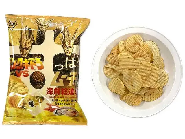 湖池屋 キングギドラVSすっぱムーチョ 海鮮総進撃