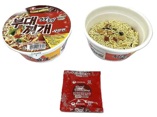 農心 プデチゲサバル麺