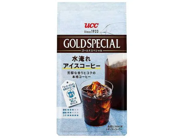 UCC ゴールドスペシャル 水淹れアイスコーヒー 4P