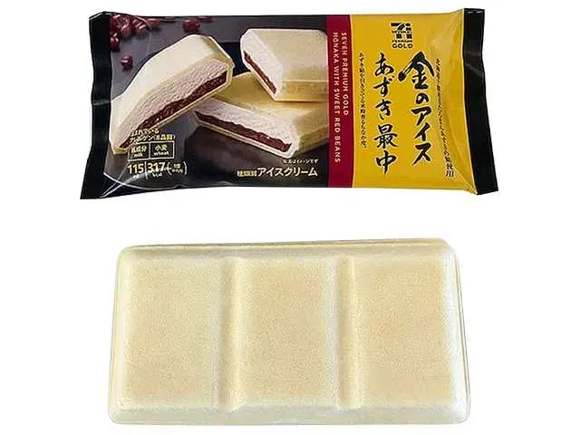 7プレミアムゴールド 金のアイスあずき最中