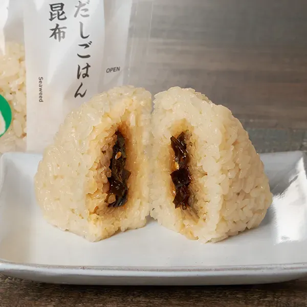 だしごはん 昆布おむすび