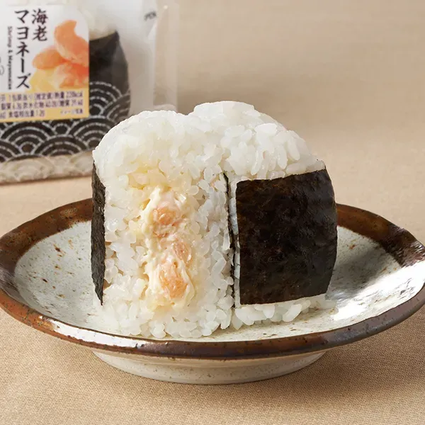 Directly-Wrapped Shrimp Mayonnaise Rice Ball