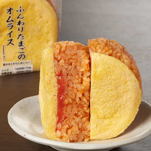 Fluffy Egg Omelet Rice Rice Ball