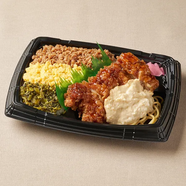 3-Color Soboro & Chicken Nanban Bento
