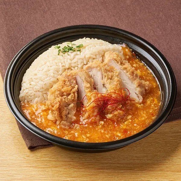Spicy Starchy Sauce Karaage Rice