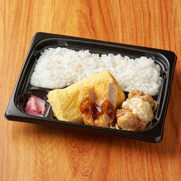 だし巻き玉子&とんかつチキン南蛮弁当