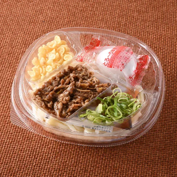 Chilled Udon with Soft-Boiled Egg & Meat