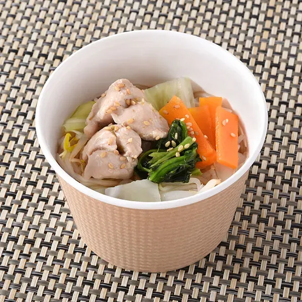 Japanese Style Chicken and Vegetable Soup with Yuzu Kosho Flavor